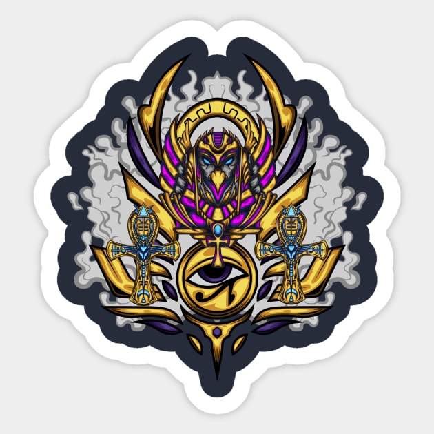 Egyptian God Sticker by Harrisaputra